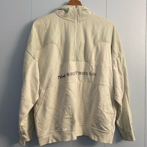 nike hoodie size small white